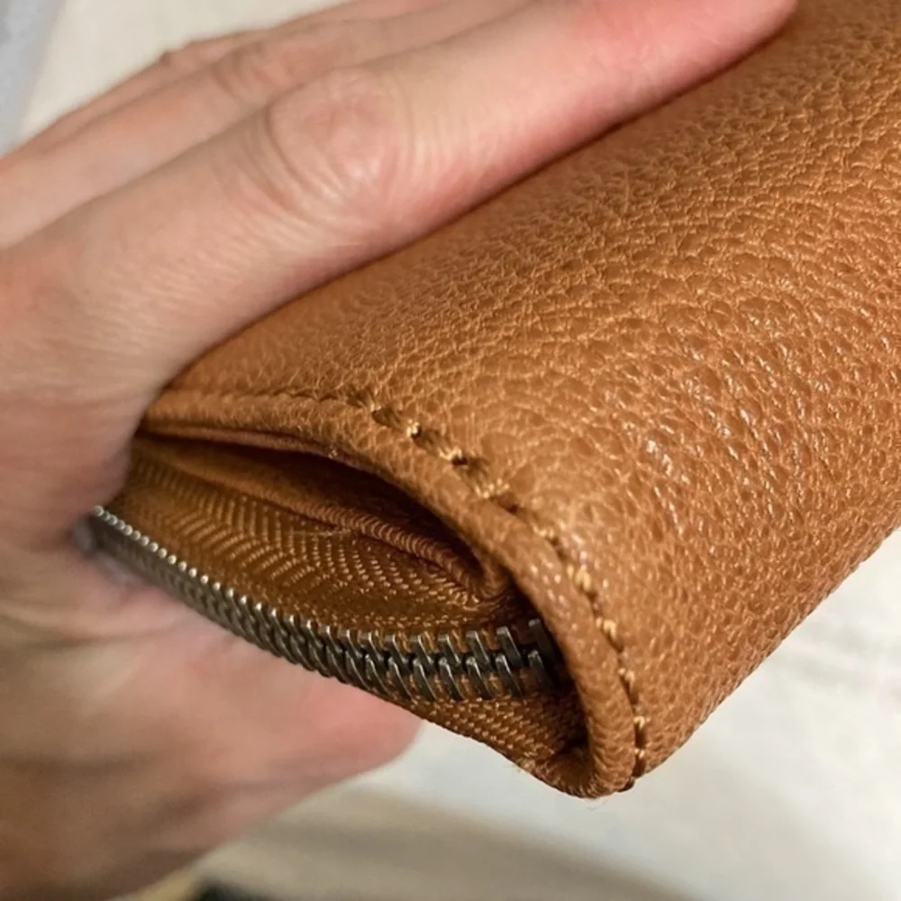 Michael kors brown leather wallet